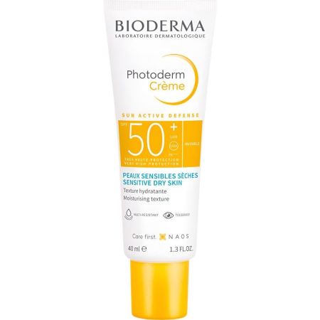 Bioderma Photoderm Crème Spf 50+ Protector solar facial protege de los riesgos del daño celular 40 ml