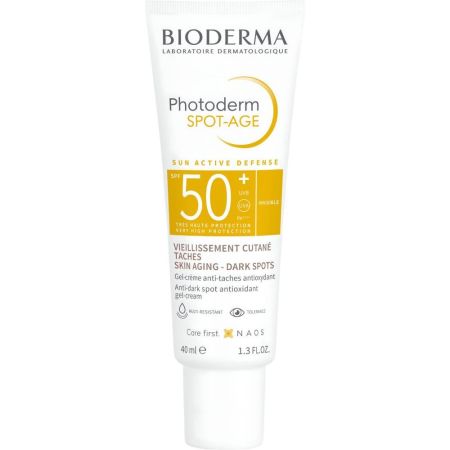 Bioderma Photoderm Spot-Age Spf 50+ Protector solar facial antiedad previene y corrige la aparición de manchas 40 ml