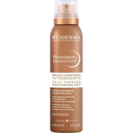 Bioderma Photoderm Autobronzant Autobronceador aumenta el nivel de hidratación bronceado progresivo y uniforme 150 ml