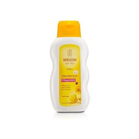 Weleda Baby & Child Body Lotion Loción corporal de caléndula hidrata y calma la delicada piel del bebé 200 ml