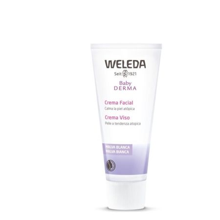 Weleda Baby Derma Crema Facial Crema facial de malva blanca calma y nutre la piel atópica 50 ml