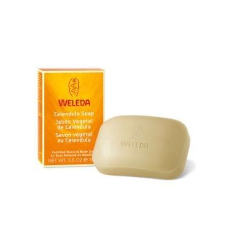 Weleda Calendule Soap Jabón de manos de caléndula limpia suavemente sin resecar la piel 100 ml