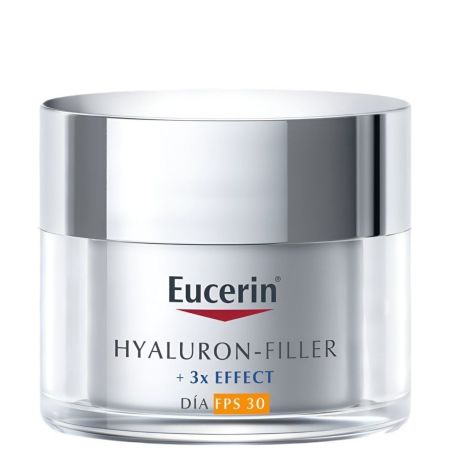 Eucerin Hyaluron-Filler +3x Effect Spf 30 Crema de día rellena estimula y protege para una eficacia antiarrugas 50 ml