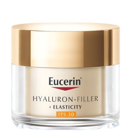 Eucerin Hyaluron-Filler + Elasticity Día Spf 30 Crema de día rellena las arrugas más profundas y mejora la elasticidad de la piel 50 ml