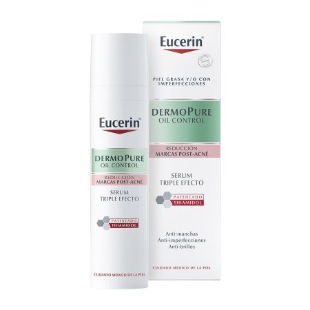 Eucerin Dermo Pure Oil Control Serum Triple Efecto Sérum antimanchas postacné antiimperfecciones y antibrillos 40 ml