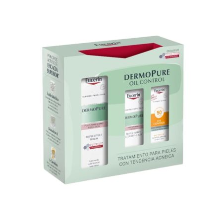 Eucerin Dermo Pure Oil Control Triple Effect Sérum Estuche Sérum antimanchas postacné antiimperfecciones y antibrillos 40 ml