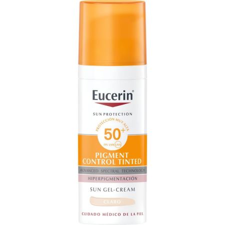 Eucerin Pigment Control Tinted Spf 50+ Fotoprotector con color reduce o previene manchas de hiperpigmentación 50 ml