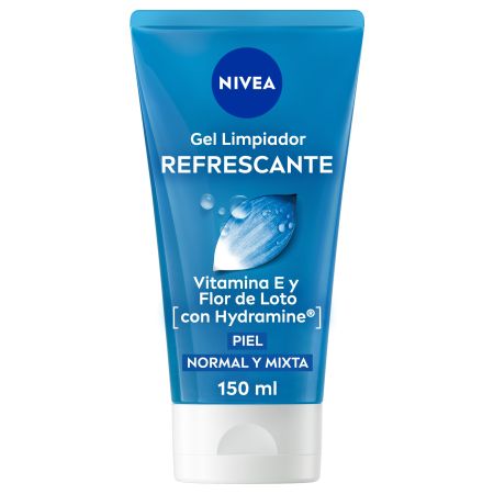 Nivea Gel Limpiador Refrescante Vitamina E Y Flor De Loto Gel limpiador refrescante para piel normal con vitamina e y flor de loto 150 ml