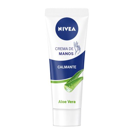 Nivea Calmante Aloe Vera Crema De Manos Crema de manos calmante con aloe vera sensación ligera 100 ml