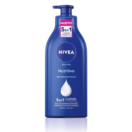 Nivea Nutritivo Body Lotion Cuidado Hidratante Intensivo Leche corporal hidratación intensiva con aceite de almendras 48 h