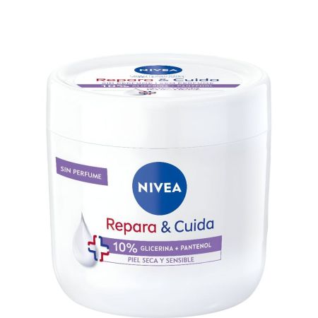 Nivea Repara & Cuida Glicerina+Pantenol Body Lotion Crema corporal hidratación profunda 72 horas con glicerina y panthenol 400 ml