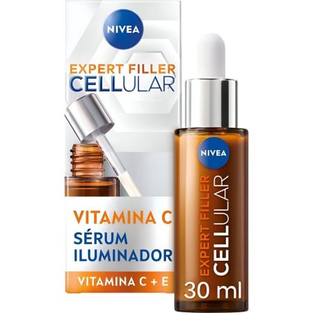 Nivea Cellular Expert Filler Vitamina C Sérum Iluminador Sérum iluminador para una piel radiante tersa y de aspecto más joven 30 ml