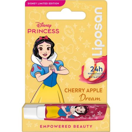 Liposan Bálsamo Labial Cherry Apple Dream Disney Edición Limitada Bálsamo labial hidratante con aroma a cereza para labios hidratados suaves y jugosos 24 horas