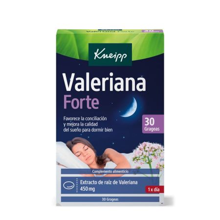 Kneipp Valeriana Forte Complemento Alimenticio Complemento alimenticio favorece la conciliación del sueño 30 uds