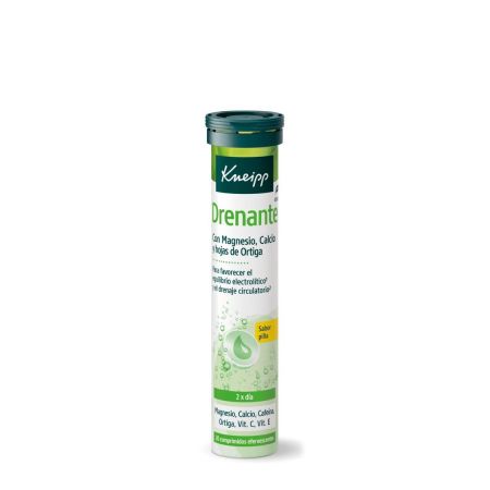 Kneipp Drenante Complemento Alimenticio Complemento alimenticio efervescente contribuye al bienestar circulatorio sabor piña 20 uds