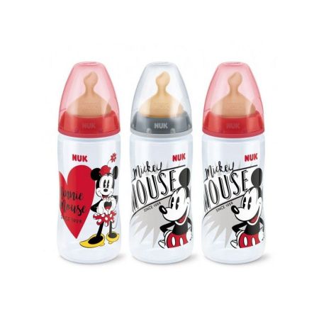 Comprar Nuk Biberon Mickey Mouse Latex 0-6M 300Ml a precio de oferta