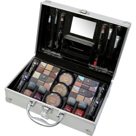 Markwins Bon Voyage Makeup Set Maletín Maletín de maquillaje totalmente equipado y fácil de llevar para estar siempre lista