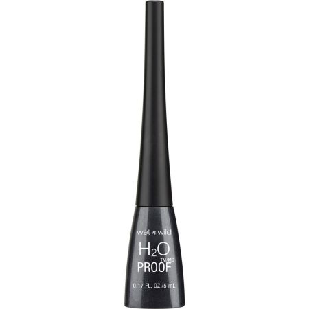 Wet N Wild H2o Proof Fair Liquid Eyeliner Waterproof Delineador de ojos resistente al agua aplicador preciso para una definición duradera