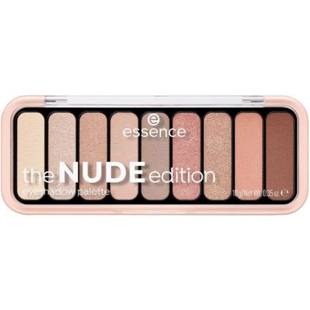 Essence The Nude Edition Eyeshadow Palette Paleta de sombra de ojos looks naturales y perfectos 9 tonos