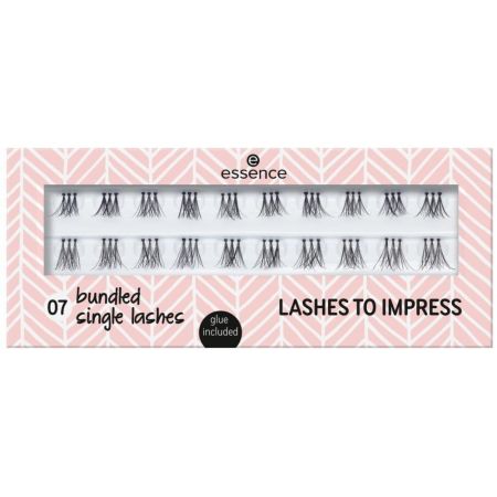 Essence Lashes To Impress Bundless Single Lashes Pestañas postizas gran volumen e impacto