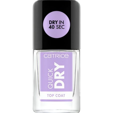 Catrice Quick Dry Top Coat Esmalte de uñas tratamiento de secado rápido con una fórmula antiamarilleamiento