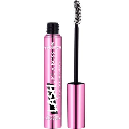 Essence Lash Like A Boss Ultra Black Máscara de pestañas volumen y longitud al instante