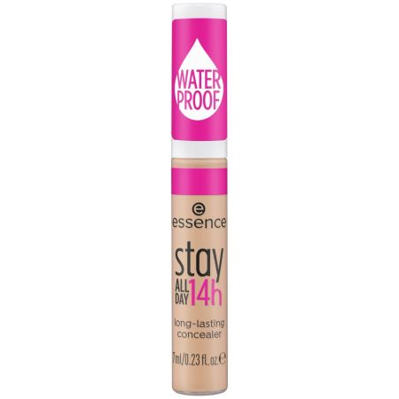 Essence Stay All Day 14h Long-Lasting Concealer Corrector facial resistente al agua oculta al instante imperfecciones rojeces y ojeras con acabado mate hasta 14 horas