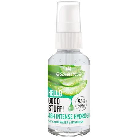 Essence Hello, Good Stuff! 48h Intense Hydro Gel Sérum nutritivo 48 horas de hidratación intensa con agua de aloe vera y ácido hialurónico 30 ml