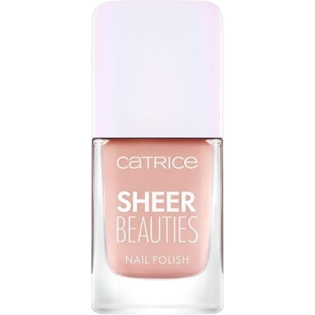 Catrice Sheer Beauties Nail Polish Esmalte de uñas nude acabado iluminado y semitransparente