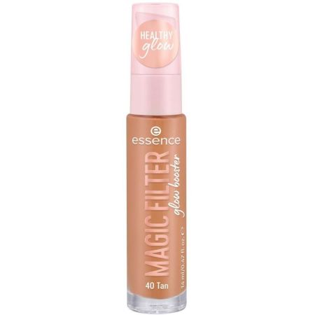 Essence Magic Filter Glow Booster Base de maquillaje iluminadora de cobertura ligera rostro perfecto y aterciopelado