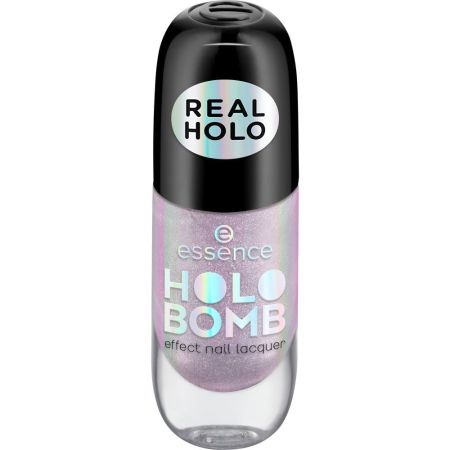 Essence Holo Bomb Effect Nail Lacquer Laca de uñas acabado único gracias a pigmentos holográficos