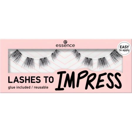 Essence Lashes To Impress Pestañas postizas fáciles y rápidas de colocar para look de ojos de gato natural