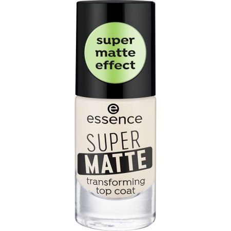 Essence Super Matte Transforming Top Coat Tratamiento superior de acabado supermate