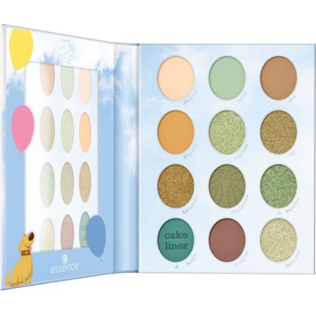 Essence Eyeshadow Palette Up! Edición Limitada Paleta de sombras de ojos de gran pigmentación para crear loks naturales y llamativos 12 tonos