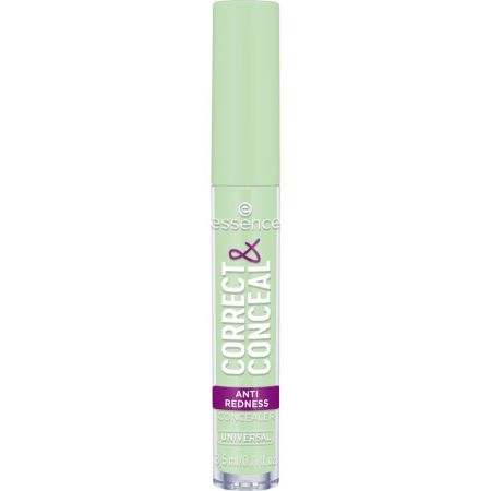 Essence Correct & Conceal Anti Redness Concealer Corrector de cobertura modulable corrige las rojeces sin resecar la piel con aloe vera