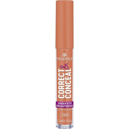 Essence Correct & Conceal Under Eye Brightening Concealer Corrector iluminador de cobertura media alta ofrece aspecto fresco y suave con aloe vera