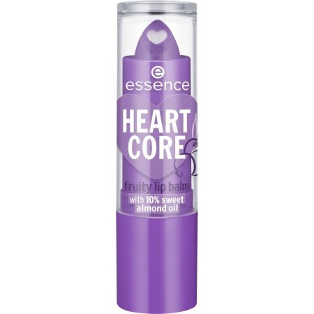 Essence Heart Core Fruity Lip Balm Bálsamo labial ofrece cobertura ligera y aroma afrutado dejando un suave brillo