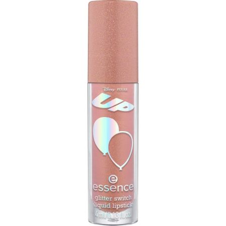 Essence Glitter Switch Liquid Lipstick Up! Edición Limitada Brillo de labios líquido con glitter ofrece intensa pigmentación para un acabado radiante