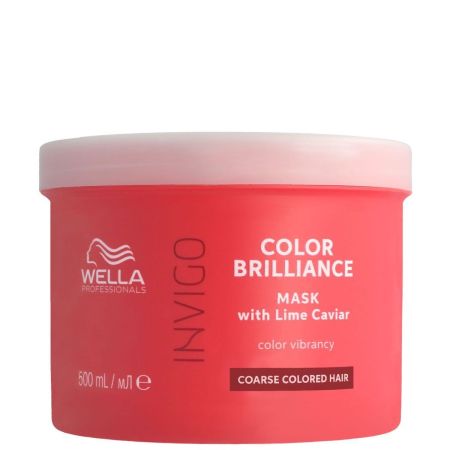 Wella Professionals Invigo Color Brilliance Mask Mascarilla intensificadora de color aporta brillo suavidad y protección del color