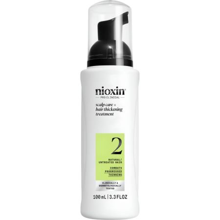 Nioxin System 2 Scalp Care+Hair Thickening Treatment Sérum capilar densificador espesa y fortalece desde la raíz hasta la punta para cabello natural con debilitamiento avanzado 100 ml