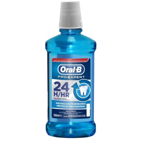 Oral-B Pro-Expert Enjuage Bucal Colutorio protección profesional sabor menta fresca 24 horas 500 ml