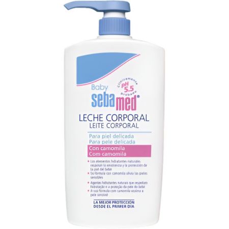 Sebamed Baby Leche Corporal Leche corporal para bebé nutre e hidrata con principios activos regeneradores