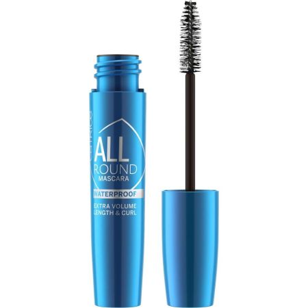 Catrice All Round Mascara Waterproof Máscara de pestañas extra volumen longitud y curvatura