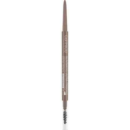 Catrice Slim'Matic Ultra Precise Brow Pencil Waterproof Lápiz de cejas con cepillo resistente al agua aspecto definido y natural larga duración