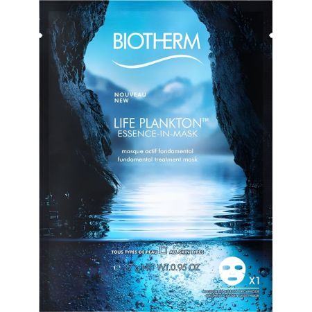 Biotherm Life Plankton Essence In Mask Mascarilla facial hidratante para una piel radiante hidratada rejuvenecida y más joven 1 ud