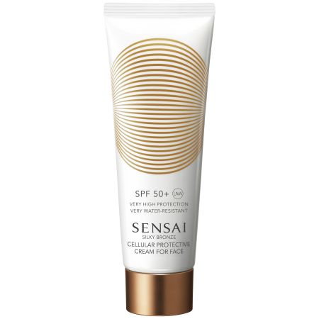 Sensai Silky Bronce Cellular Protective Cream For Face Spf 50+ Protección solar facial antienvejecimiento 50 ml