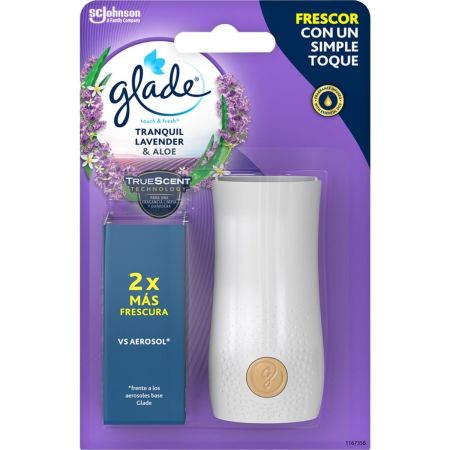 Glade By Brise Ambientador Lavanda + Recambio Ambientador para hogar eléctrico antiolor para un ambiente fresco perfumado y duradero