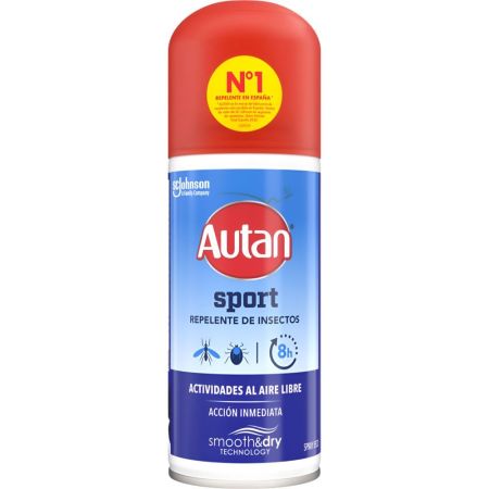 Autan Sport Repelente De Insectos Repelente de mosquitos ideal para actividades al aire libre 100 ml