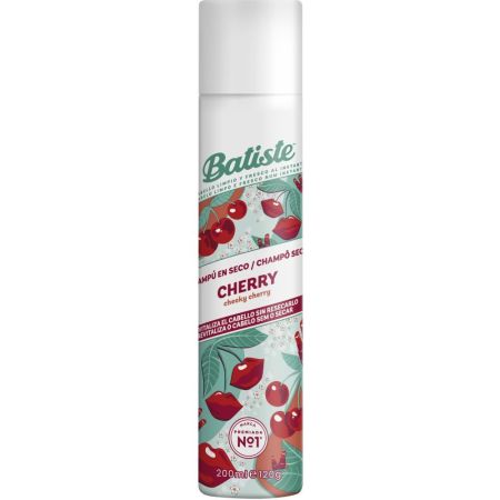 Batiste Cherry Champú En Seco Champú en seco revitaliza el cabello sin resecarlo con aroma a cereza 200 ml