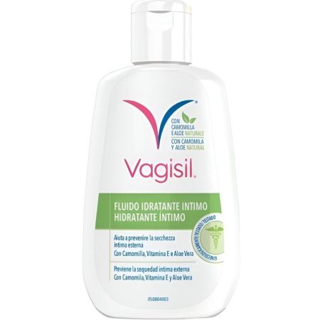 Vagisil Fluido Hidratante Íntimo Gel lubricante vaginal previene la sequedad con camomila y alore vera 50 ml